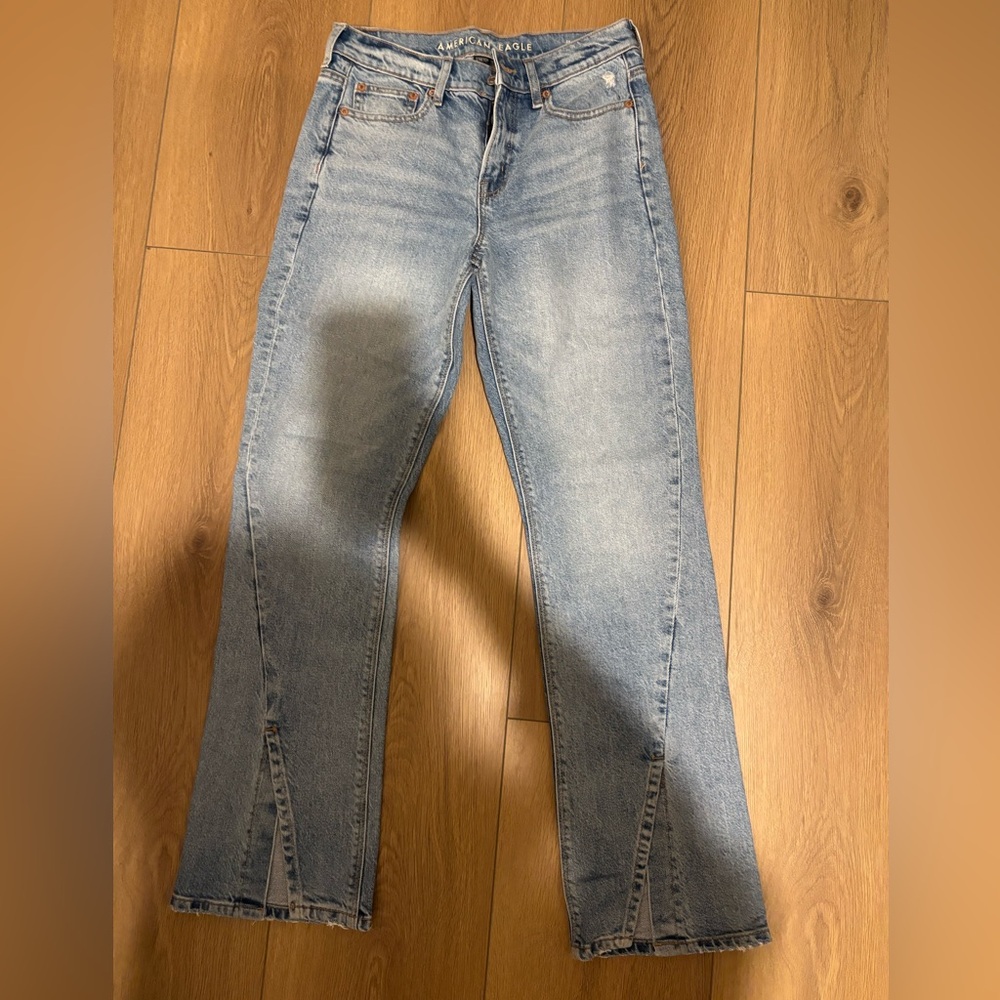 AE 90s boot cut with front slits size 4